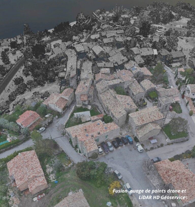 Nos réalisations village fusion geo et nuaged de points
